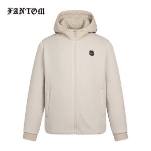 [팬텀] 남성 후드 탈부착 니트 패딩 점퍼 211E3JP101_BG