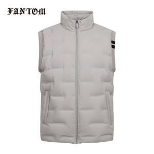 [팬텀] 남성 튜브 구스 다운 점퍼 베스트 211E3JV202_GY