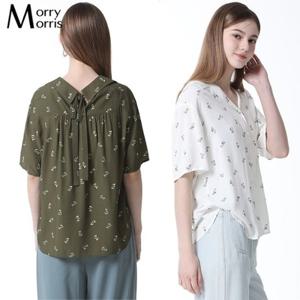 [더블유쇼핑][모리모리스(Morry Morris)] 하와이안 백 리본 셔츠