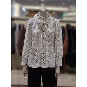 [트리아나][트리아나] 소고 프린트 리본장식 블라우스TJ3BA01 (P