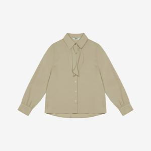 [베스띠벨리]베이직 타이 블라우스 BLBAI2410