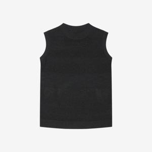 베스띠벨리 세이브존04 조직 라운드 니트 슬리브리스 BKUCD29050