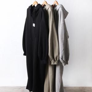 [강물처럼]빅사이즈원피스 F996L512 라벨후드기모롱원피스 RA (4