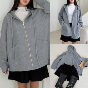 [강물처럼]위쉬몰 LT 롱후드끈포켓후드집업(V498H510) 빅사이즈