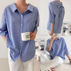 [강물처럼]위쉬몰 BS 아방카라백리본줄남방(U813H507) 빅사이즈