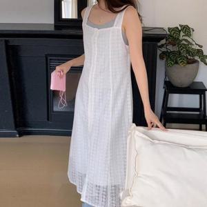 [강물처럼]아이우먼 슬림라인볼드띠원피스 DDU720M506 빅사이즈