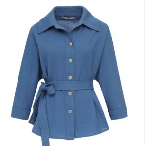 [미니멈]페미닌 벨티드 블라우스 (MYAGWB2110IVA)_IC