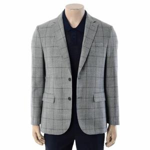 [피에르가르뎅]PQJK110498_윈도우체크 노멀핏 자켓