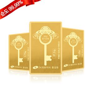 [골드모아] 순금 골드바 [행운의 열쇠_기업] 3.75g 24K