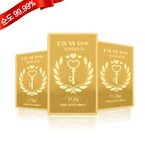 [골드모아] 순금 골드바 [행운의 열쇠_첫돌] 11.25g 24K