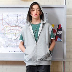 [오션스카이] 남아 쿨링 코튼 후드집업 베스트-EBJB7322C0B