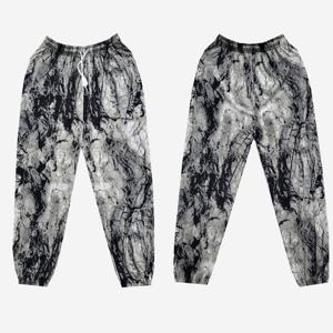 [강물처럼]빅사이즈사랑해요 R135L407 스톤페인팅쿨조거팬츠 DK