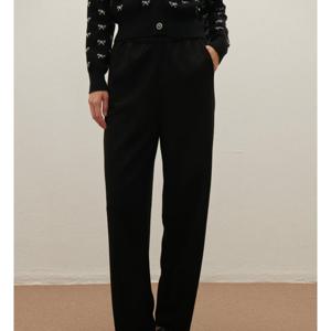 [샤틴]허리라인 배색밴딩 기모팬츠S254M451A