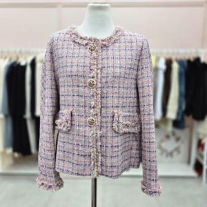 [샤틴]노카라 오버핏 모혼방 트위드쟈켓S254M101A51