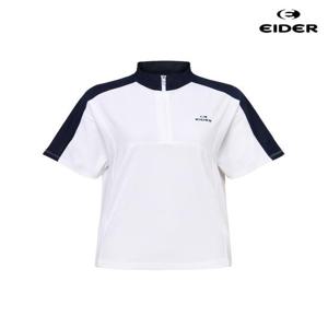 아이더 (DWM25224_W3) 여성 CONTI 콘티 변형핏 반팔짚업 티셔츠