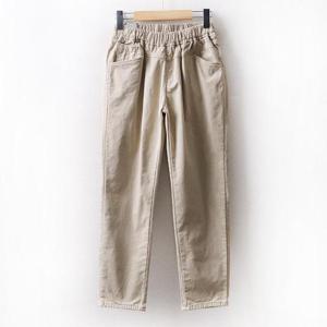 [강물처럼]아이우먼 본딩기모코튼팬츠 LO7928M411 빅사이즈 (273