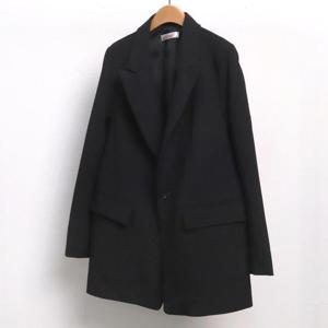 [강물처럼]빅사이즈베이직자켓 6864L410 싱글스판블랙자켓 BG (2