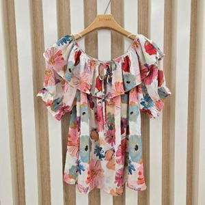 나인스텝 HC11 리본플라워오프숄더 n25ns5228