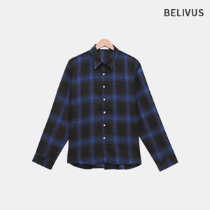 빌리버스 남자 가을 캐주얼 플란넬 긴팔 체크 남방 셔츠 BRAT117