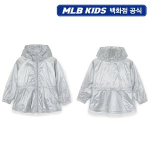 [MLB키즈PG] 걸즈 애슬레저 미드 여아 바람막이 (7FWJA0161-43SIL)