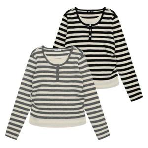 소이 HC12 레이어드 스트라이프 니트티 56s5051