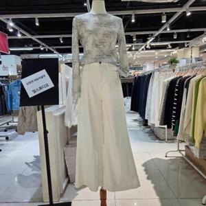 밀스튜디오 DP02 사방스판 주머니포인트 와이드팬츠 LS3JES106