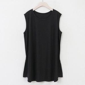 [강물처럼]아이우먼 리프셔링쿨감민소매티 WW5142M402 빅사이즈