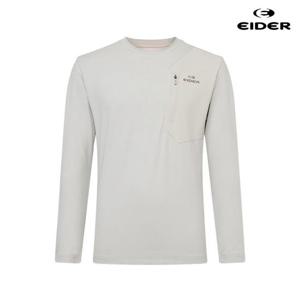 아이더 (DMP25203_W9) 남성 SEAM-FLEX (심플렉스) 긴팔라운드 티셔츠 (CREAM BEIGE)