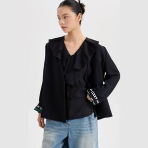 [럭키슈에뜨]노카라 폴리 자켓 LQJAW25200BKX