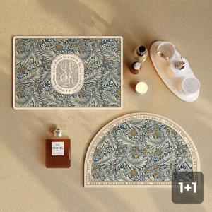 모니즈 [1 + 1]_메종리프 유럽풍 논슬립 인테리어 규조토 발매트 컬러2종