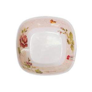 니드코 플라워 멜라민 사각 면기 1P 라면기 우동기 멜라민면기 멜라민그릇 멜라민식기