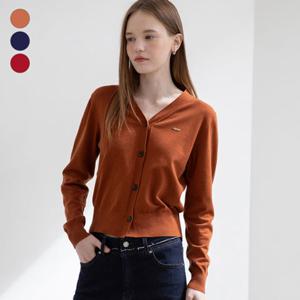 [GUESS]게스진 여성 Y넥 솔리드 가디건(OP4S5760)