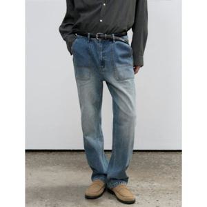 제너럴아이디어 MAN 퍼티그 데님 팬츠 [BLUE] SBE3M11002 383772