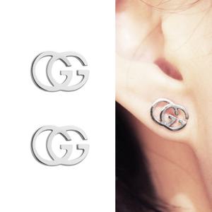 구찌 구찌귀걸이 더블G GG 18K 화이트 골드 귀걸이 YBD094074001