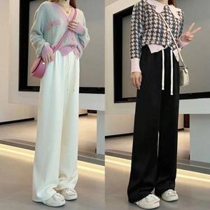 여성 뽀글 기모 와이드 바지 URD-158