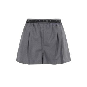 Marni 로고 웨이스트밴드 쇼츠 PAMA0547S0TW839 00N60 TP934578926