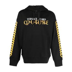 26 SS 베르사체진스꾸뛰르 로고 프린트 후드티 75GAIF01CF00F TP432058083