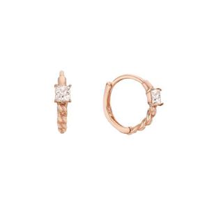 [미니골드] 여성체인볼드델디원터치귀걸이ETRM4347