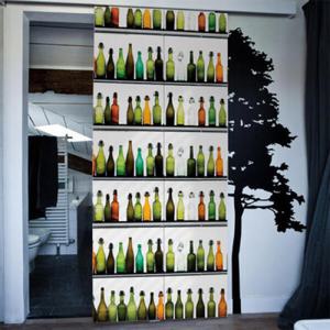 아트박스/꾸밈 ci353-진열된유리병_현관문시트지