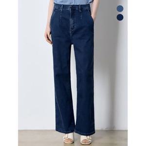 [오조크]블루샤벳 세미 와이드핏 데님 팬츠 (택가격 79900원)