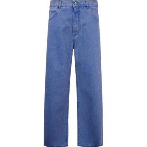 Marni 로고 패치 스트레이트 레그 진 PUJU0103A0USCW91 BDB44COBALT TP934642871