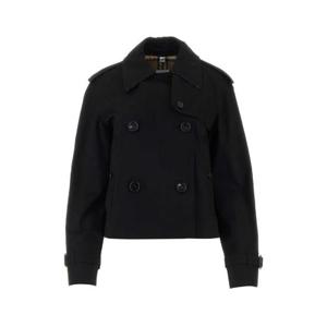 Burberry Haltye 크롭트 트렌치코트 8072849A1189 BLACK TP942371628