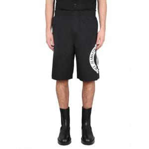 Versace 진스 꾸뛰르 로고 프린트 엘라스틱 허리밴드 쇼츠 74GAD106N0091 899 TP942597977