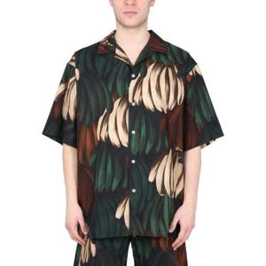 MSGM 바나나 프린트 버튼 셔츠 3440ME17237050 37 TP944284708