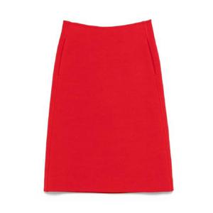 26 SS 질샌더 A라인 포켓 디테일 스커트 J02MA0321J20318 TP440711510