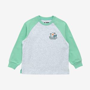 [뉴발란스]뉴발란스 키즈 래글런 긴팔티 NK9BF1304U-AA 티셔츠