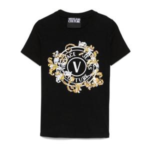 베르사체 반팔 티셔츠 78HAHC01 CJ02CG89 Black