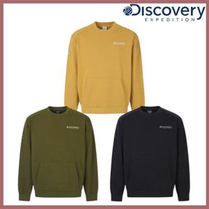 디스커버리 25FW 가을 신상 남여공용 스몰 로고 그래픽 맨투맨  DXMT27054-GSAN