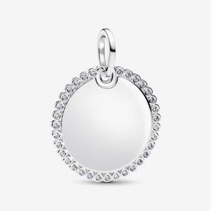 판도라 라운드 태그 팬던트 394007C01