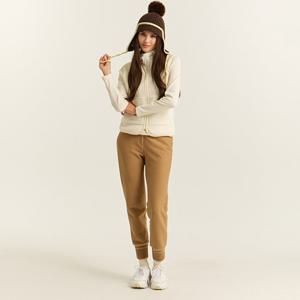 [먼싱웨어]여성 밍크 기모 조거 팬츠 베이지 MQ422LPTN2